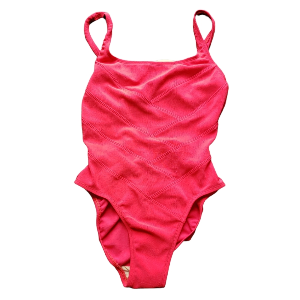 Red Baja Blue One-Piece Swimsuit